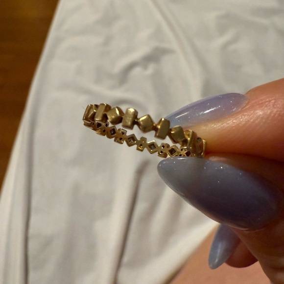 Bony Levy Liora 18k Gold Diamond Stacking Band Ring Nordstrom 6.5 - Picture 8 of 11